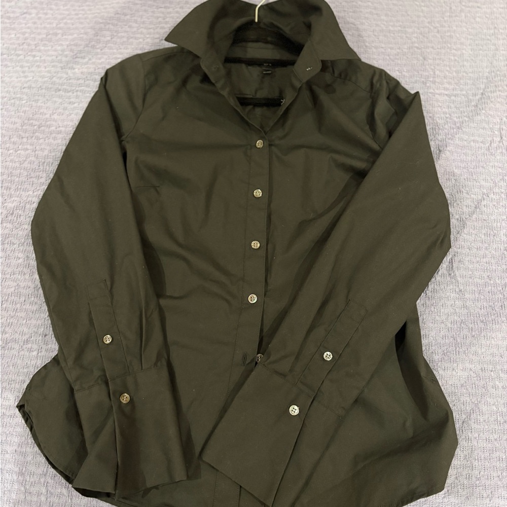 Banana Republic Black “Tuxedo” Shirt